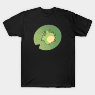 Frog Sleeping on Lily Pad T-Shirt